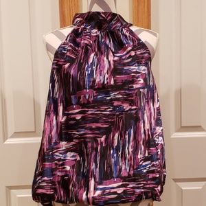 Cute halter neck top with elastic waist
